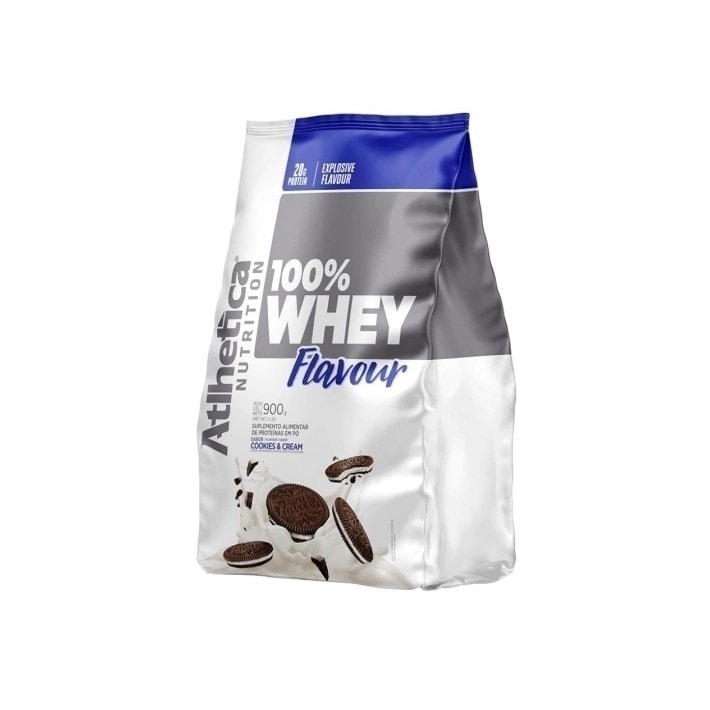 100% WHEY FLAVOUR (900G - REFIL) - ATLHETICA