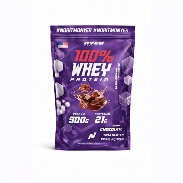 100% Whey Protein (900g - Refil) - Nyer Nutrition