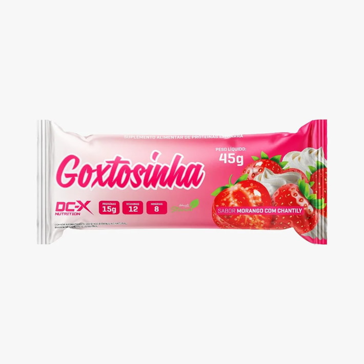 BARRA DE PROTEÍNA GOXTOSINHA (45g - UNI.) - DCX NUTRITION