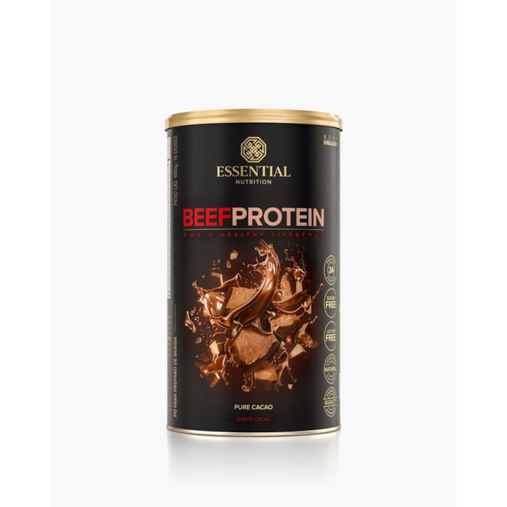 BEEF PROTEIN CACAU (480g) - ESSENTIAL