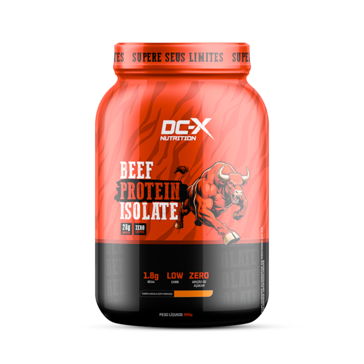 Beef Protein Isolate DCX Nutrition 900g | Proteína Bovina Isolada Zero Lactose