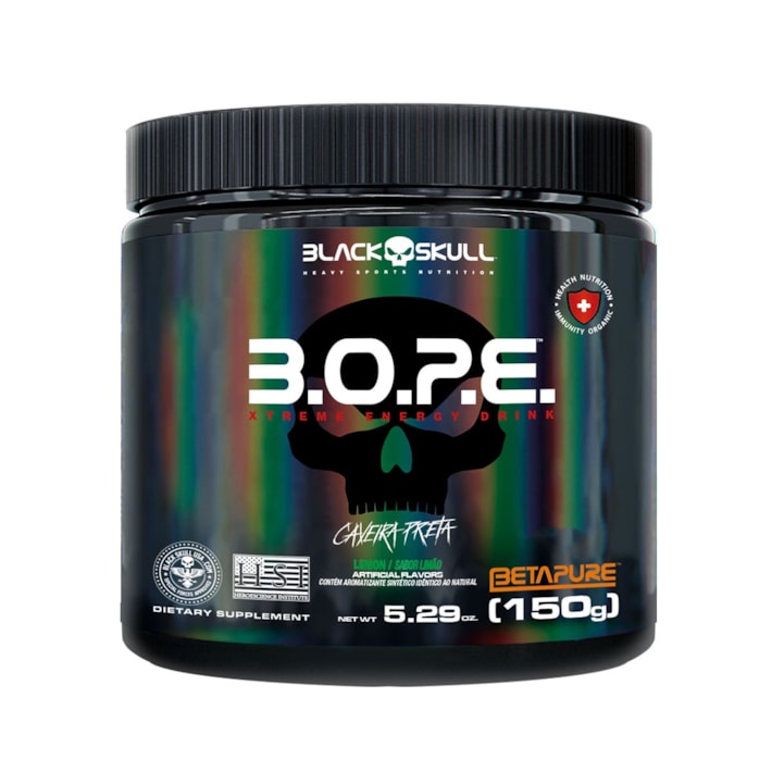 BOPE PRÉ-TREINO (150G) - BLACK SKULL
