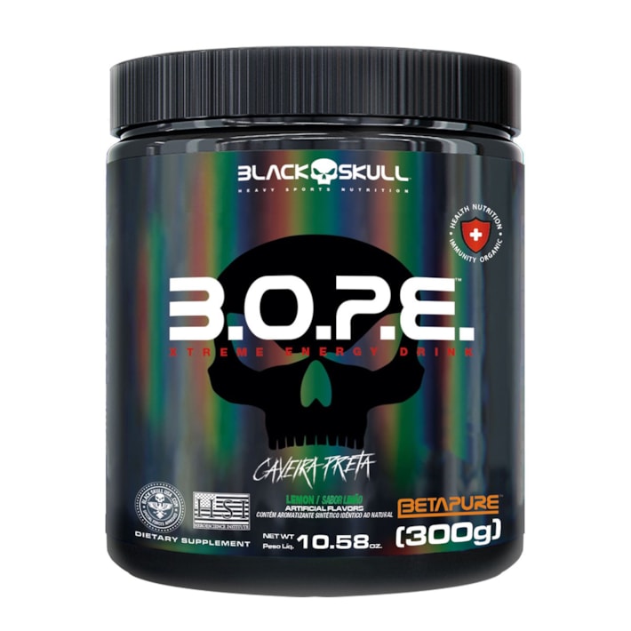BOPE PRÉ-TREINO (300G) - BLACK SKULL
