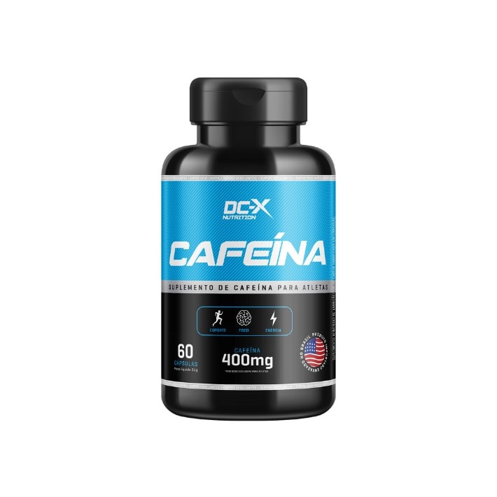 Cafeína 400mg DCX 60 Cápsulas | Energia, Foco e Disposição para Treinos e Rotina