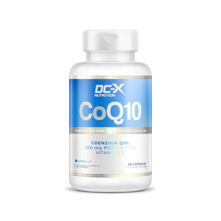 Coenzima Q10 60 Cápsulas DCX | Suplemento para Vitalidade, Energia e Ação Antioxidante