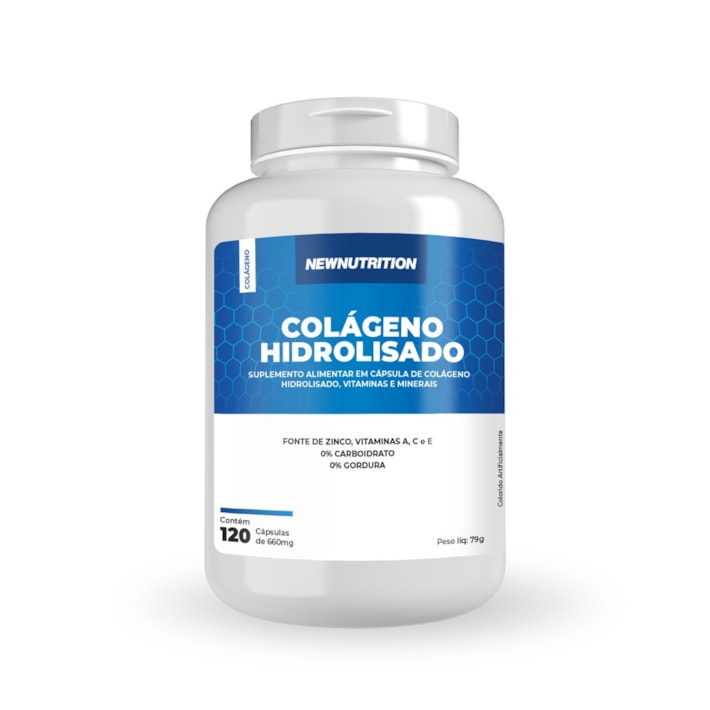 COLAGENO HIDROLISADO 120 CAPS - NEW NUTRITION