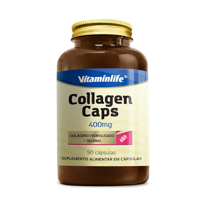 COLLAGEN 400mg + SELENIO (90 CAPS) - VITAMINLIFE