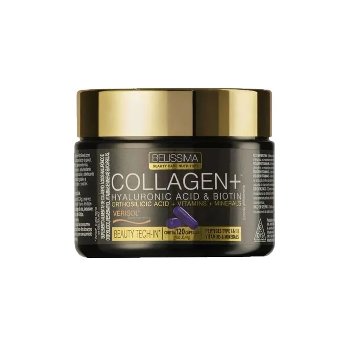 COLLAGEN PLUS (120 CAPS) BELÍSSIMA - BLACK SKULL