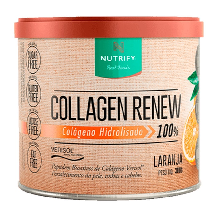 Collagen Renew Nutrify 300g | Colágeno Hidrolisado em Pó com VERISOL