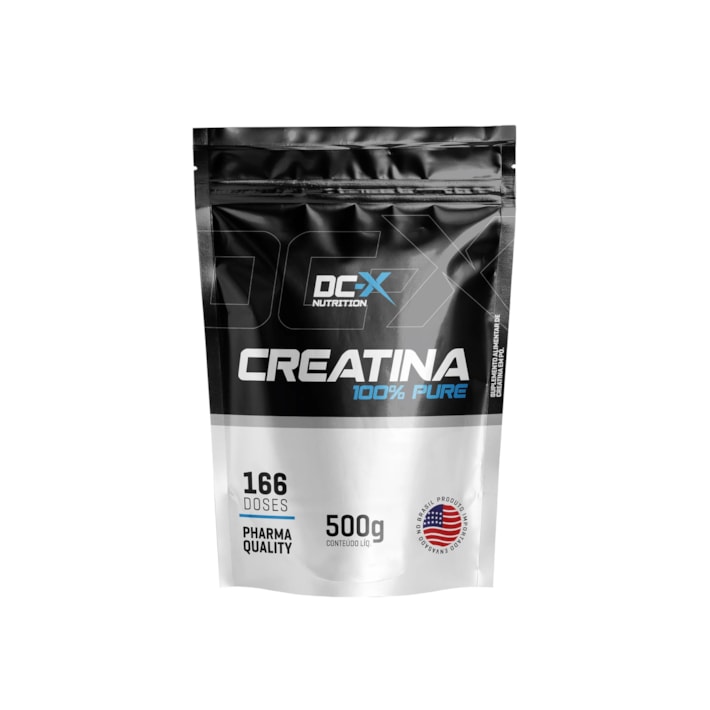 Creatina 100% Pura DCX Nutrition 500g Refil – Creatina Monohidratada