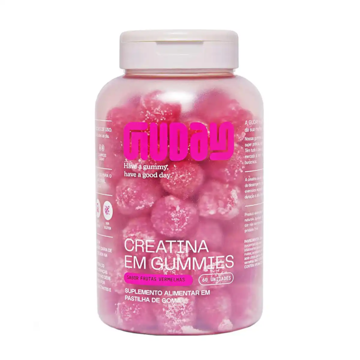 CREATINA GUMMY (60 GOMAS) – GUDAY — Frutas Vermelhas