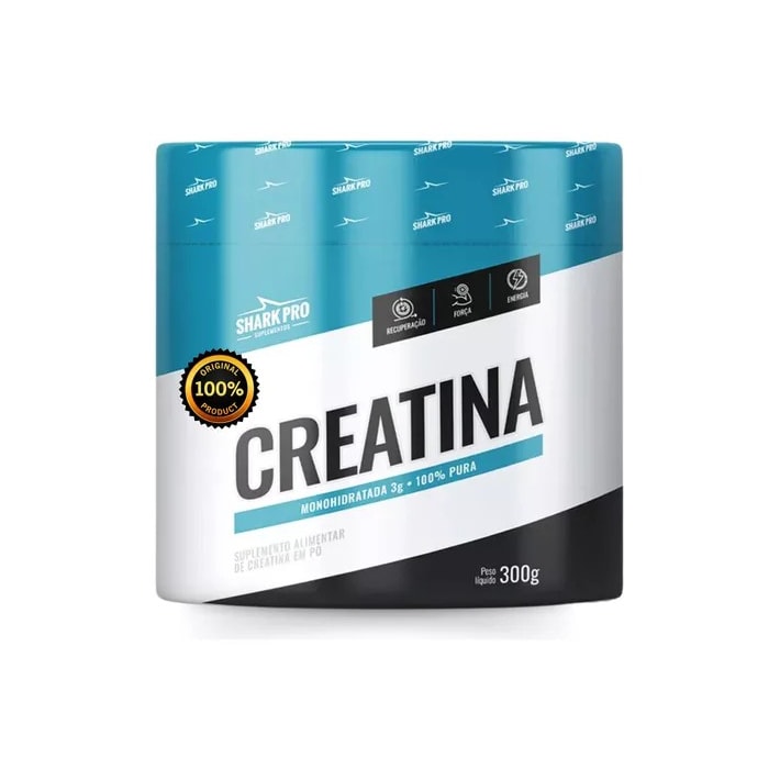CREATINA MONOHIDRATADA (300G) - SHARK PRO