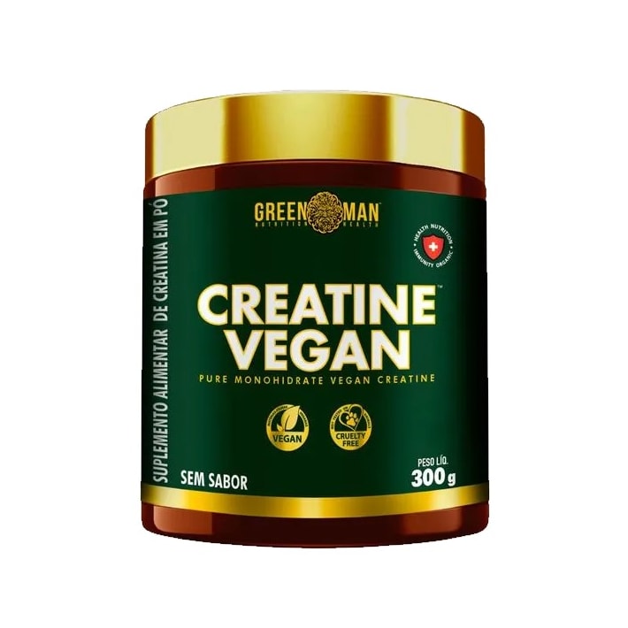 CREATINE VEGAN GREEN MAN (300G) - BLACK SKULL