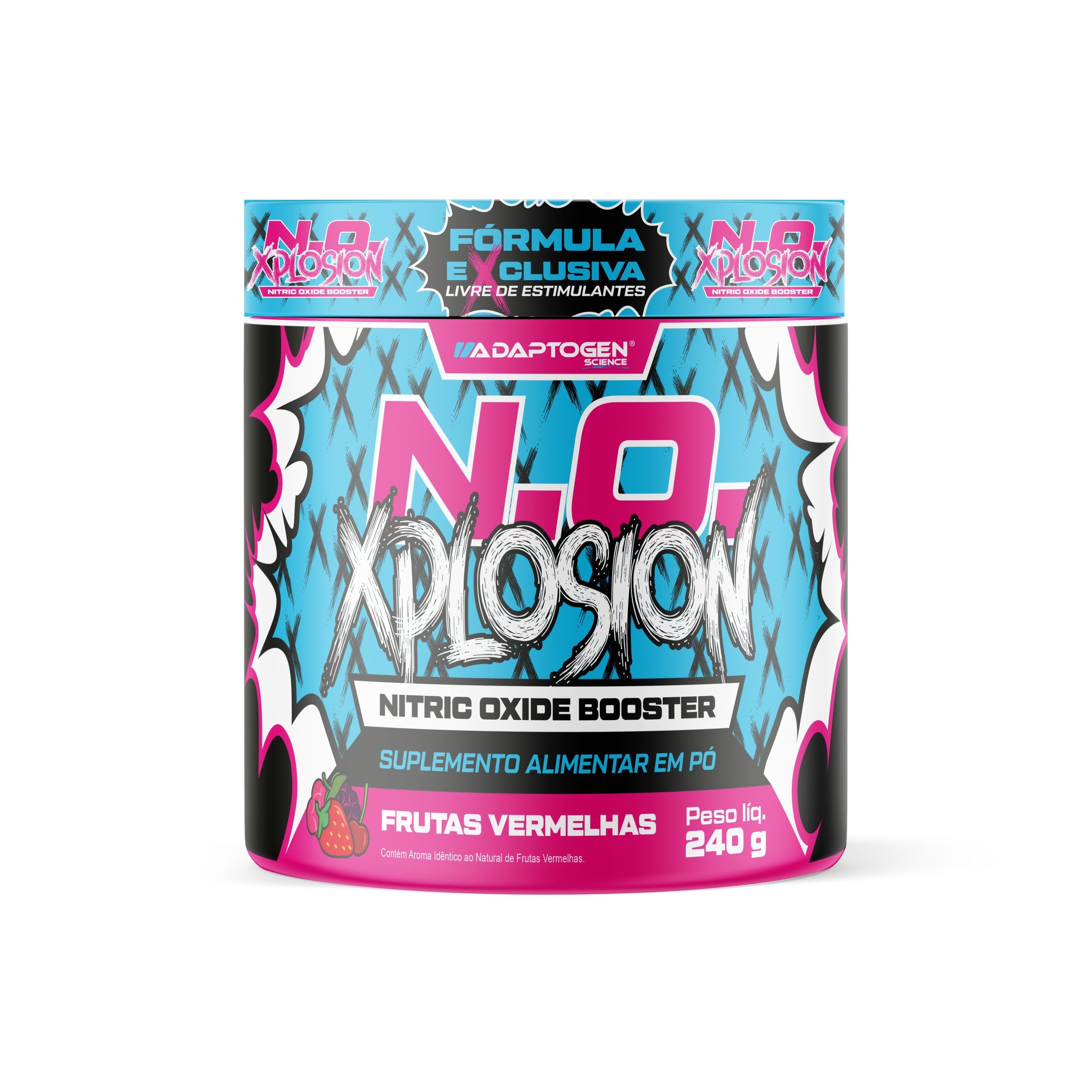 N.O Xplosion Frutas Vermelhas (240G) - ADAPTOGEN