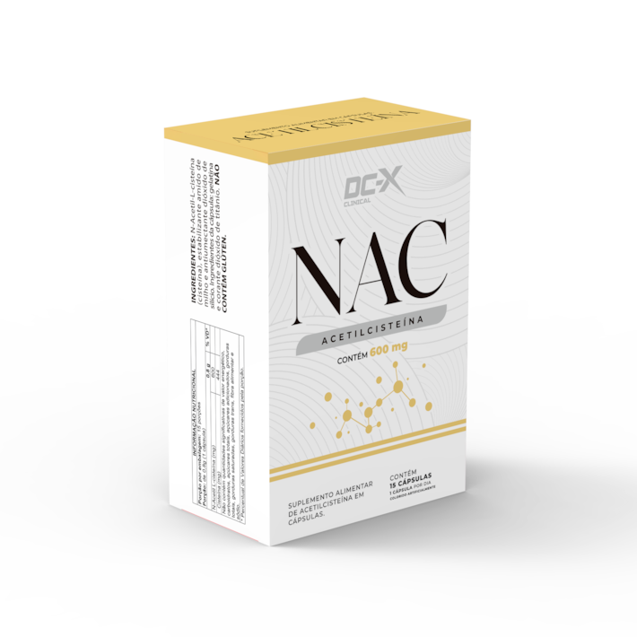 NAC Acetilcisteína 600mg Clinical DCX | Suporte Antioxidante e Rotina de Bem-Estar
