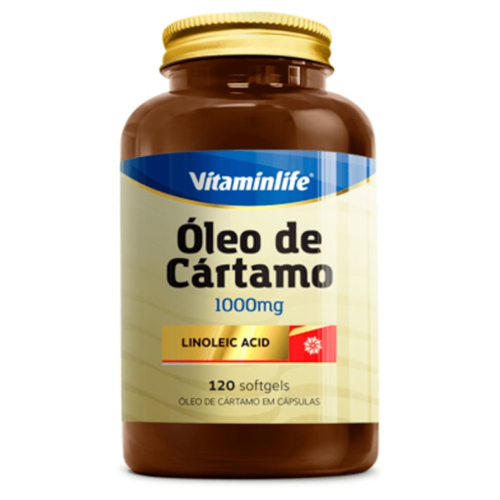 OLEO DE CARTAMO 1OOMG (120 CAPS) - VITAMINLIFE