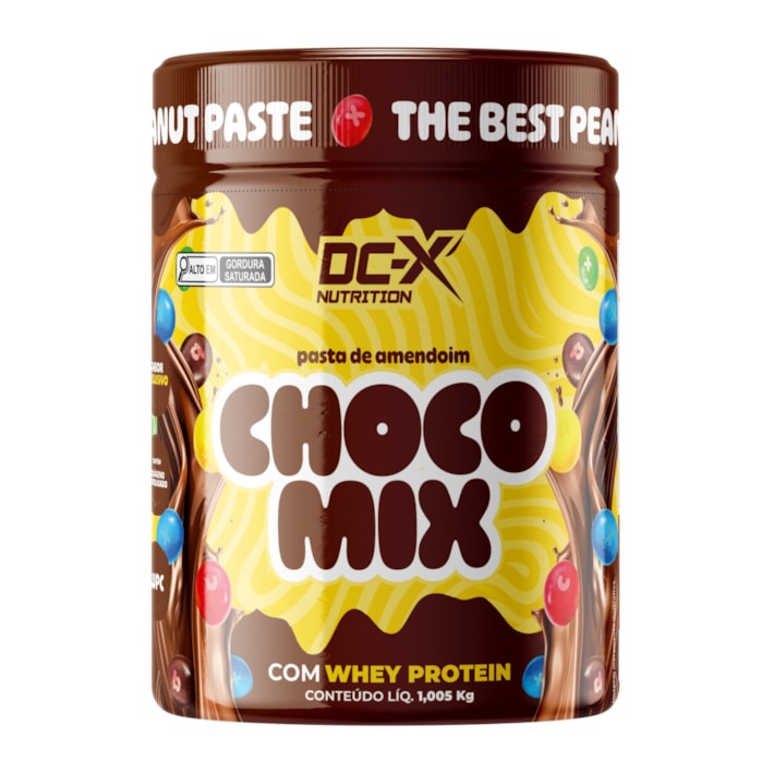 Pasta de Amendoim Gourmet (1kg) Chocomix – DCX
