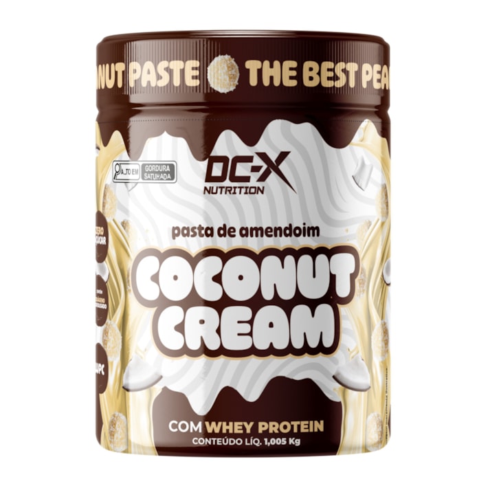 Pasta de Amendoim Gourmet (1Kg) Coconut – DCX NUTRITION
