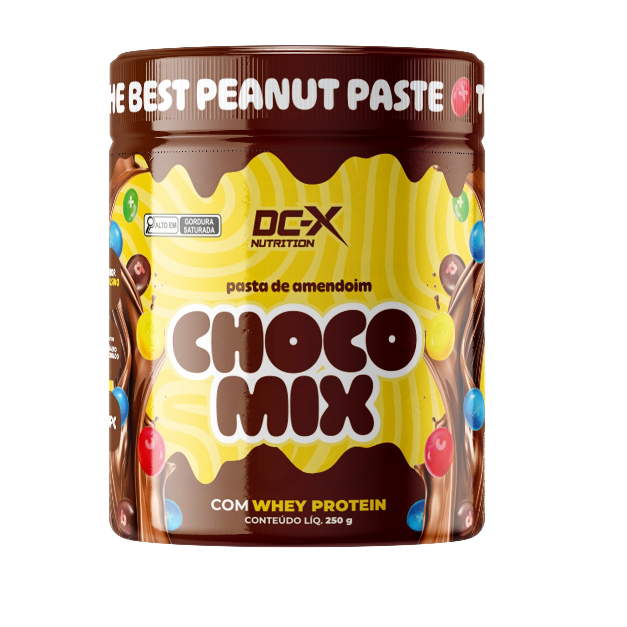 Pasta de Amendoim Gourmet (250g) Chocomix – DCX