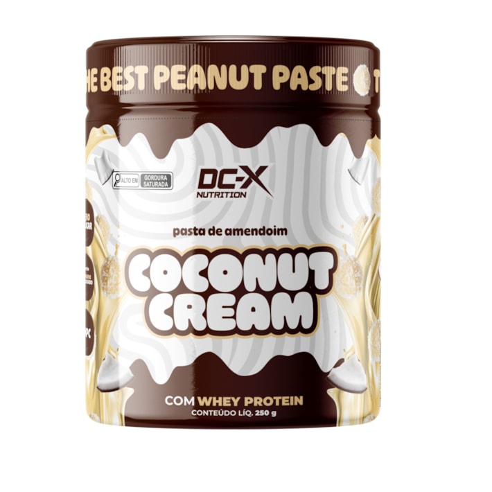 Pasta de Amendoim Gourmet (250g) Coconut – DCX NUTRITION