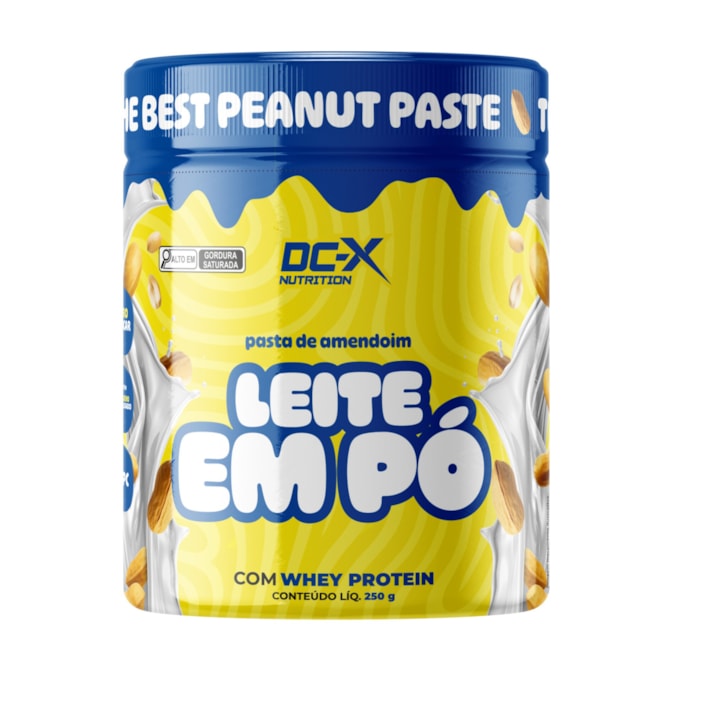 Pasta de Amendoim Gourmet (250g) Leite em Pó – DCX NUTRITION