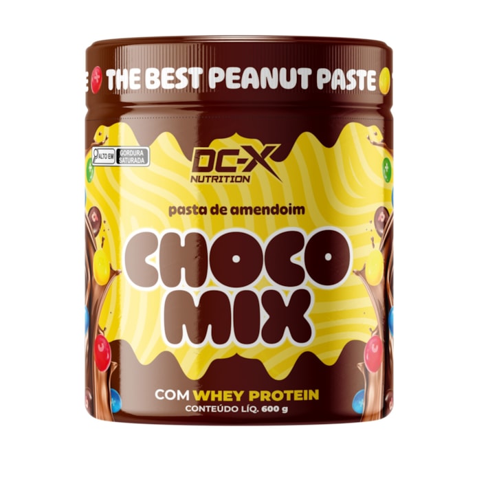 Pasta de Amendoim Gourmet (600g) Chocomix – DCX