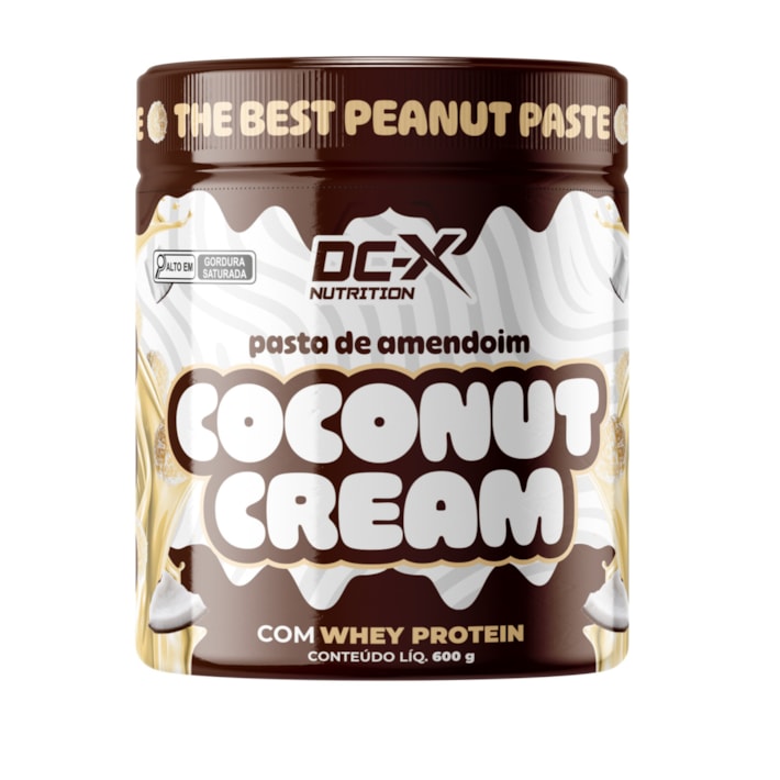 Pasta de Amendoim Gourmet (600g) Coconut – DCX NUTRITION