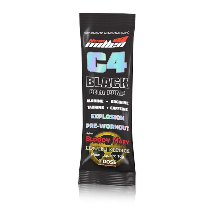 PRÉ TREINO C4 BLACK EXPLOSION (10g - Uni.) - NEW MILLEN