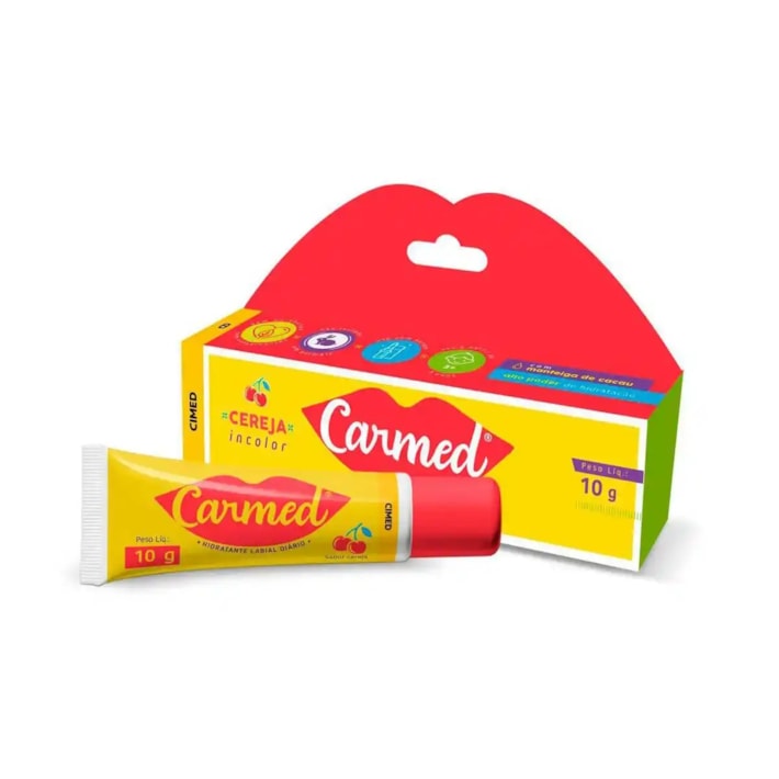Protetor Labial (Cereja Incolor - 10g) - CARMED