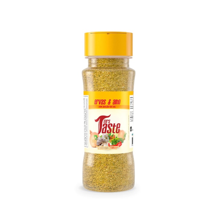 Tempero Sabor Ervas E Alho (60g) - Mrs Taste