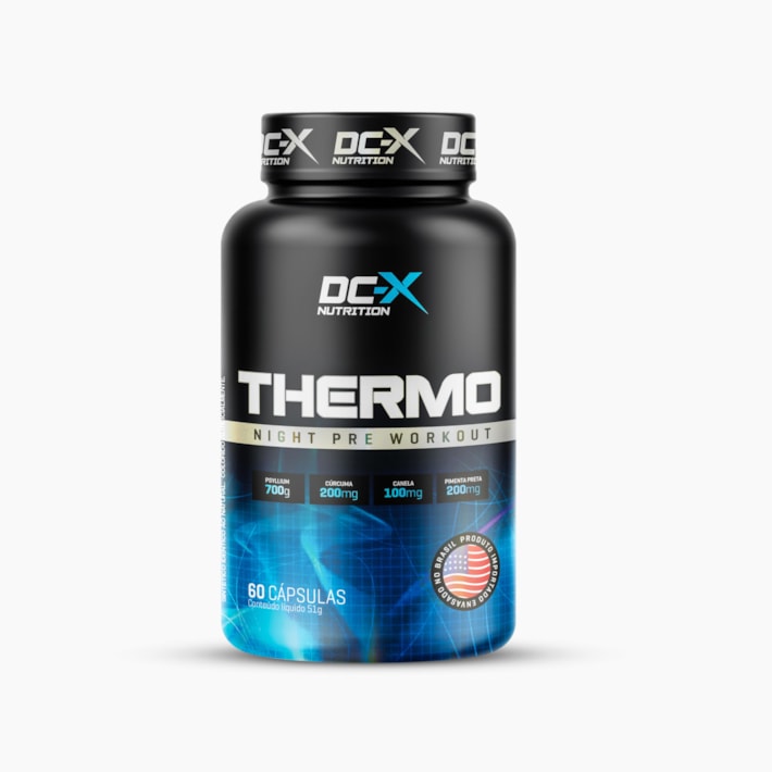 Thermo Night DCX 60 Cápsulas | Termogênico Sem Cafeína para Rotina Noturna e Controle de Apetite
