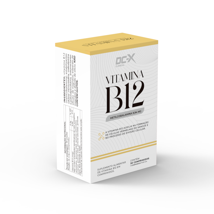 Vitamina B12 Clinical DCX 30 Cápsulas | Energia, Foco e Suporte ao Metabolismo
