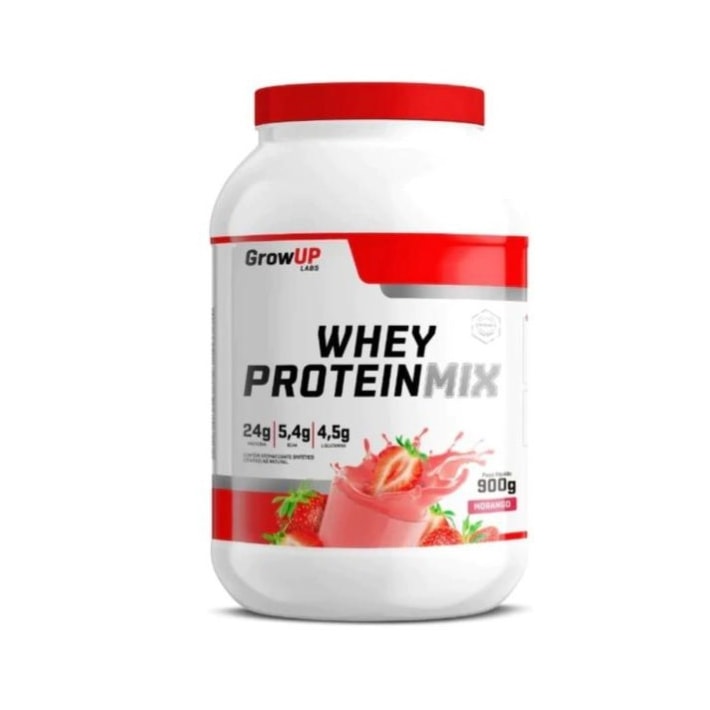 Whey Mix Grow Up 900g – 24g de Proteína por Porção