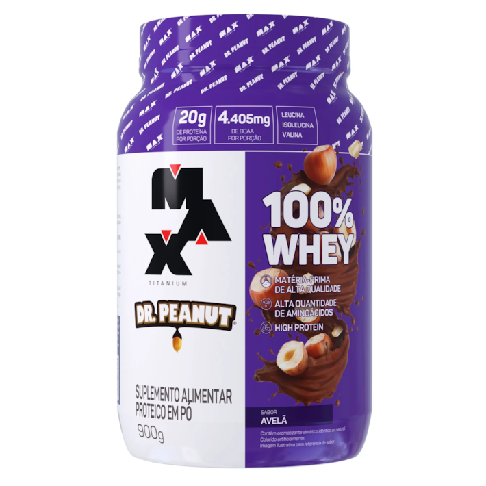 Whey Protein Dr. Peanut 100% (900g) - MAX TITANIUM