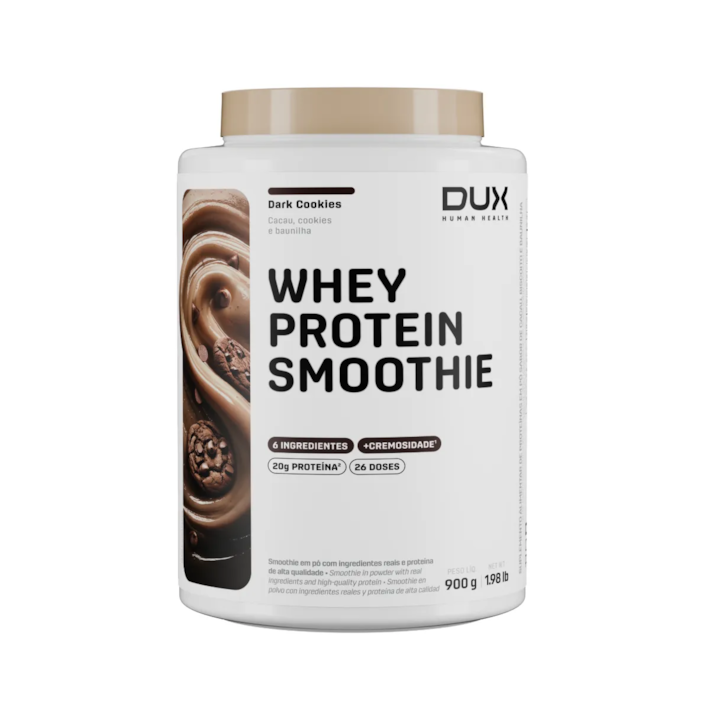 Whey Protein Smoothie DUX 900g – 20g de Proteína
